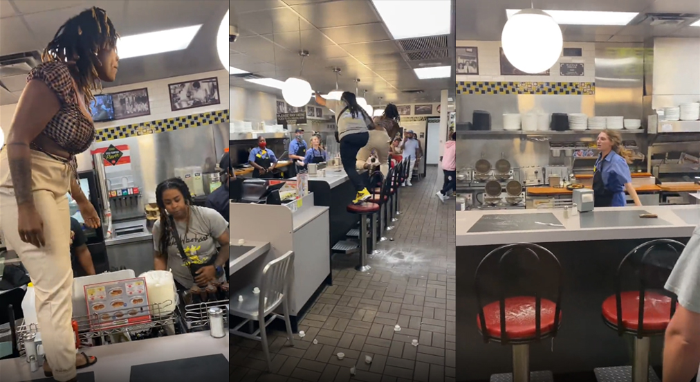 Video-White-Woman-Attacked-At-Waffle-House-By-Savage-Blacks